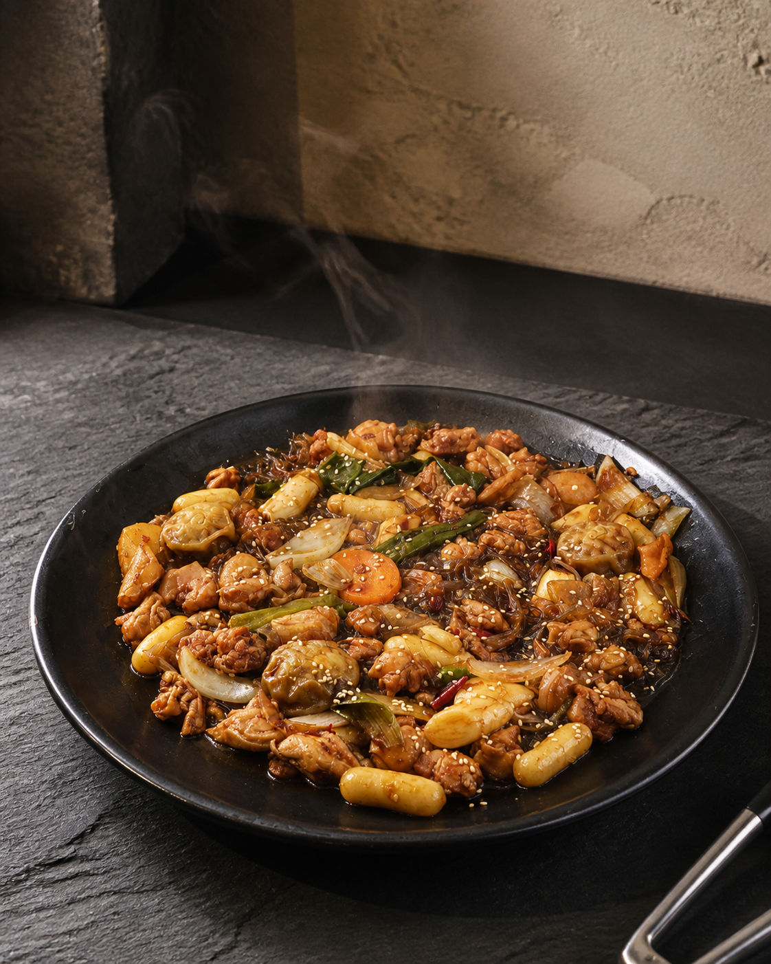 찜닭 플레이스 완성 사진