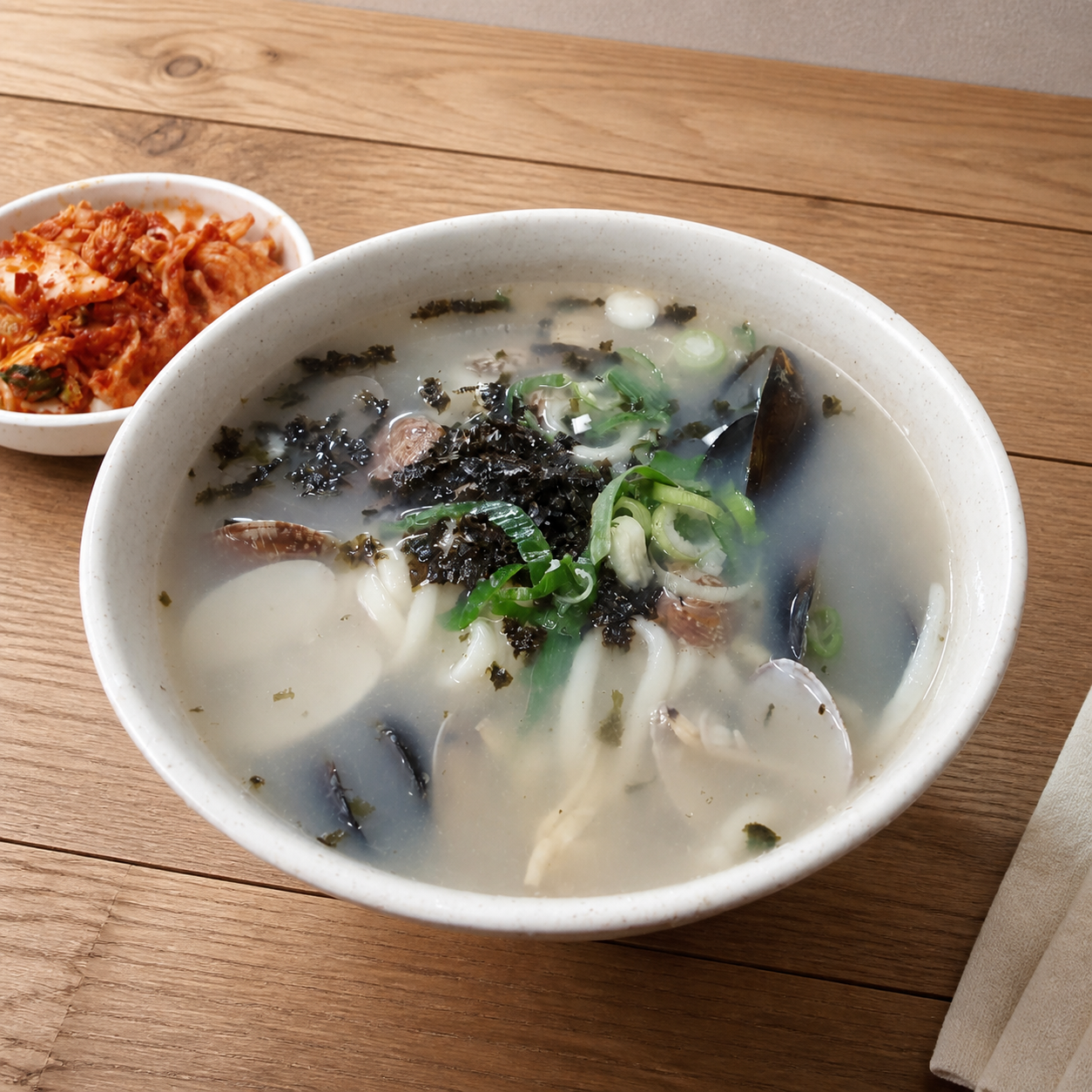 해물칼국수 플레이스 완성 사진