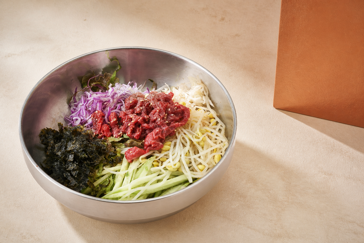 육회비빔밥 매장·키오스크 완성 사진