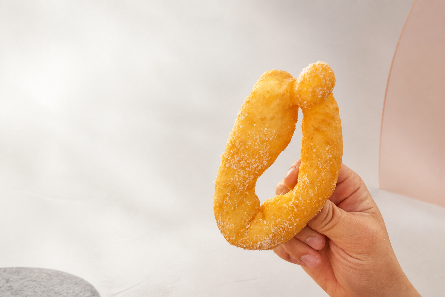 찹쌀꽈배기 카페 완성 사진
