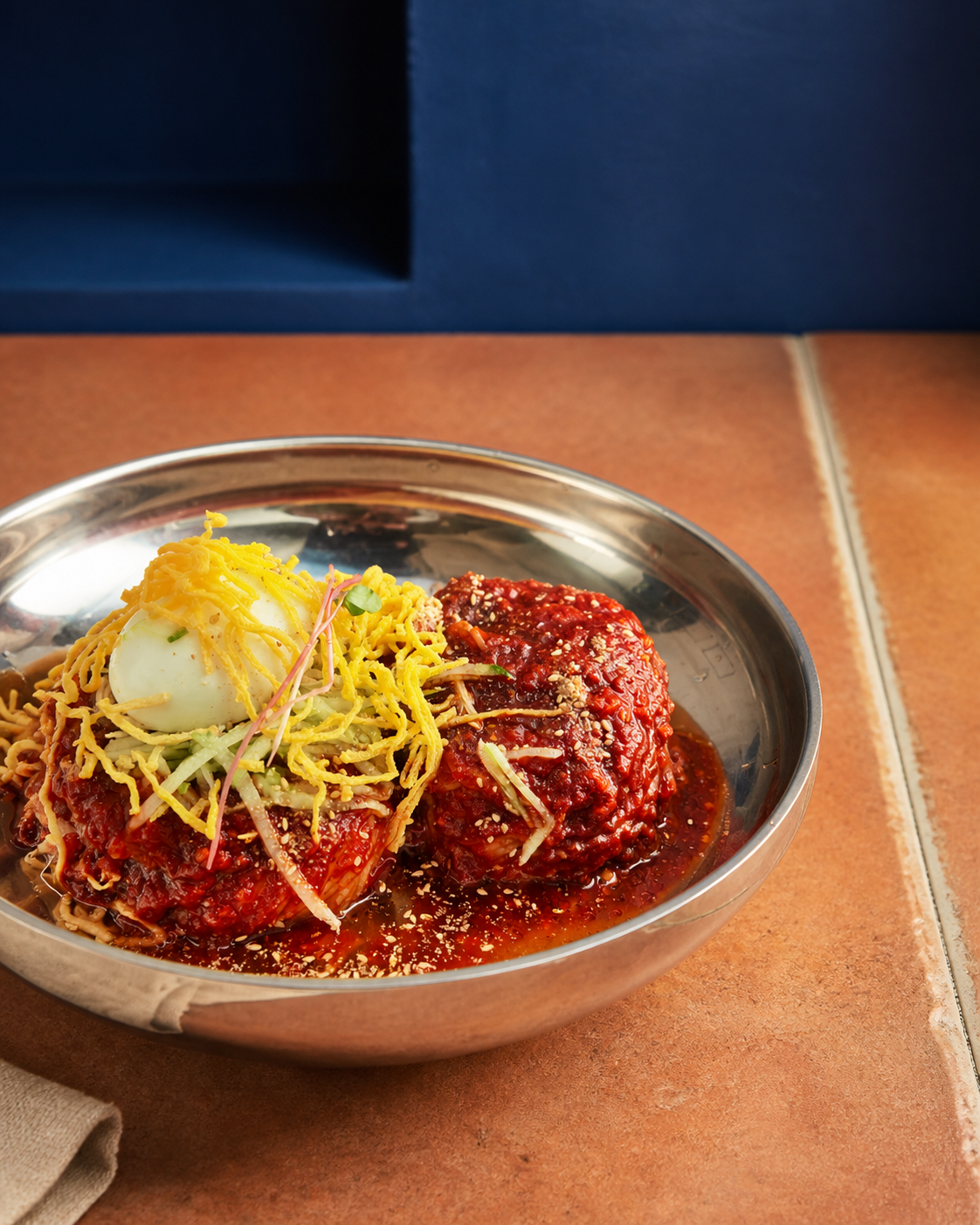 비빔밀면 플레이스 완성 사진
