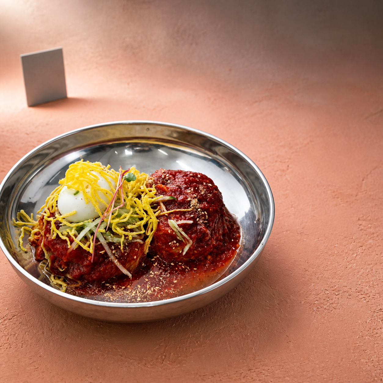 비빔밀면 매장·키오스크 완성 사진