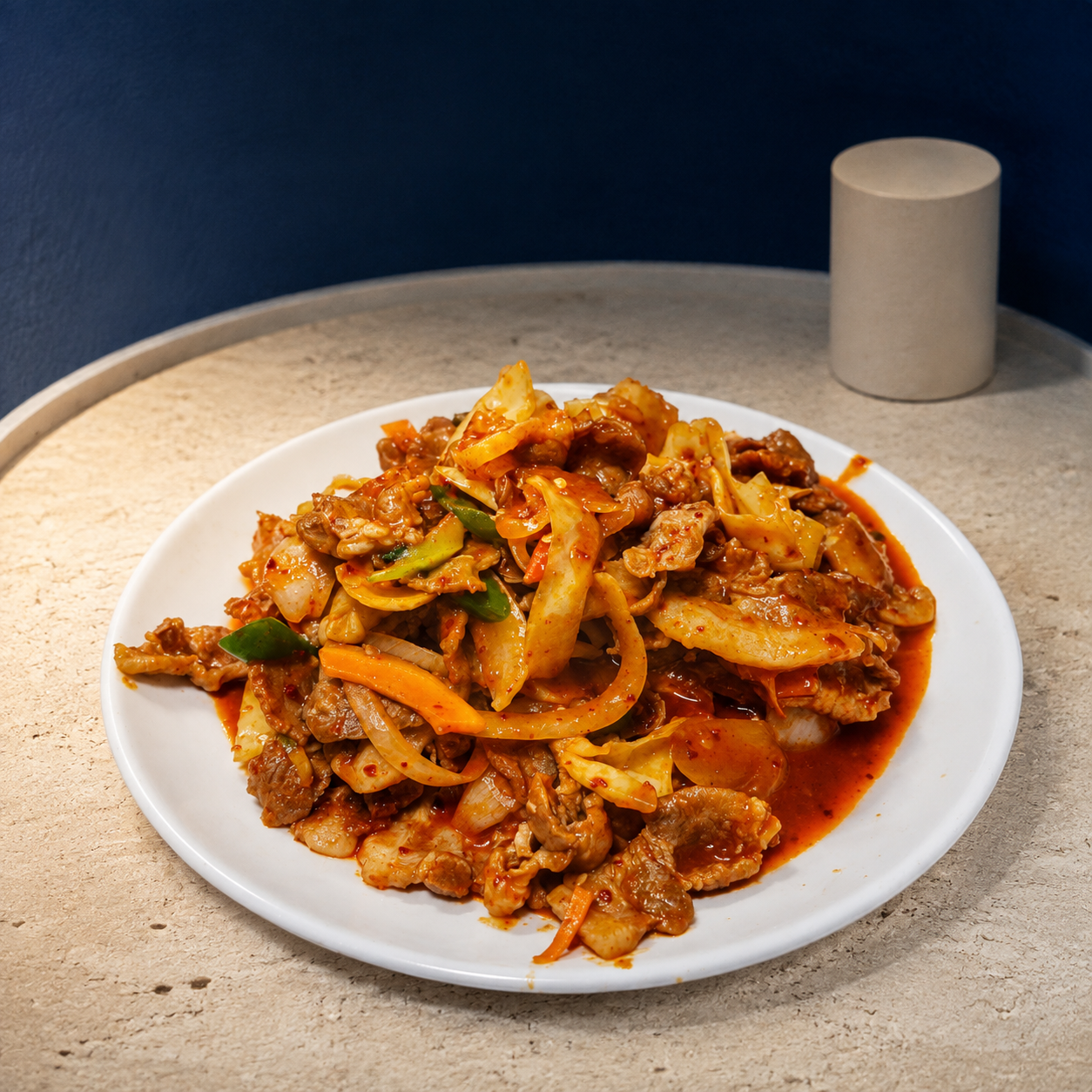 제육볶음 매장·키오스크 완성 사진