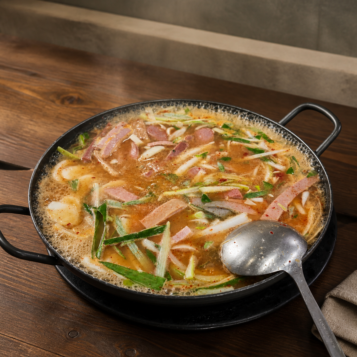 부대찌개 플레이스 완성 사진