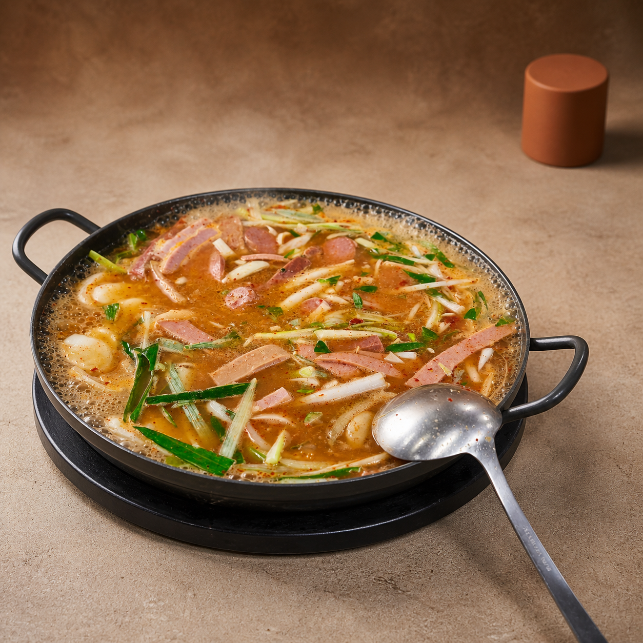 부대찌개 매장·키오스크 완성 사진