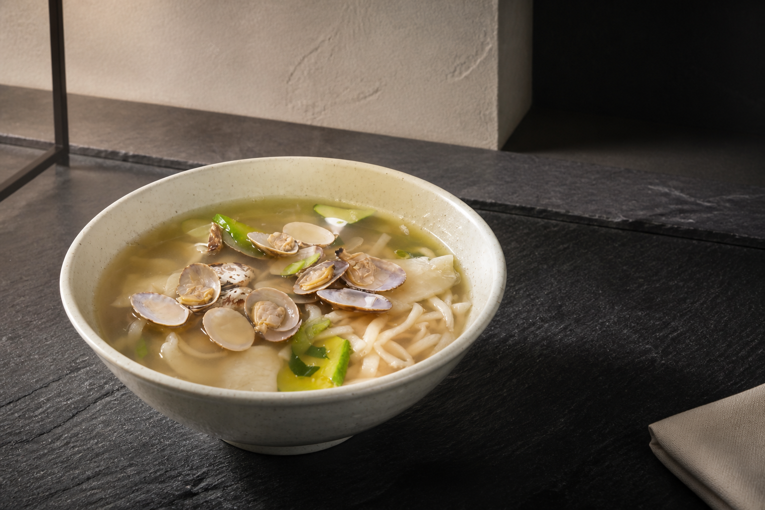 바지락칼국수 플레이스 완성 사진