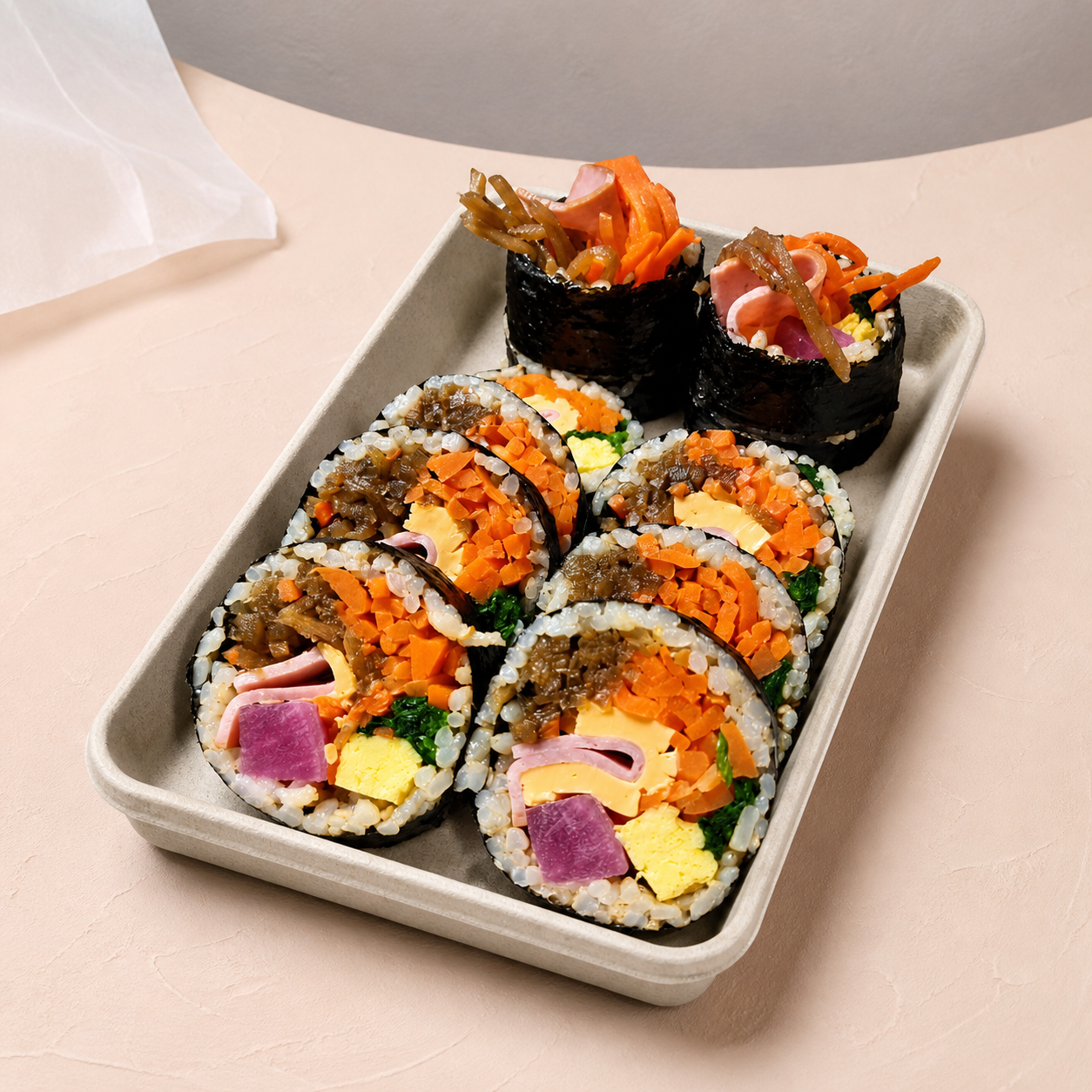 햄치즈김밥 배달앱 완성 사진