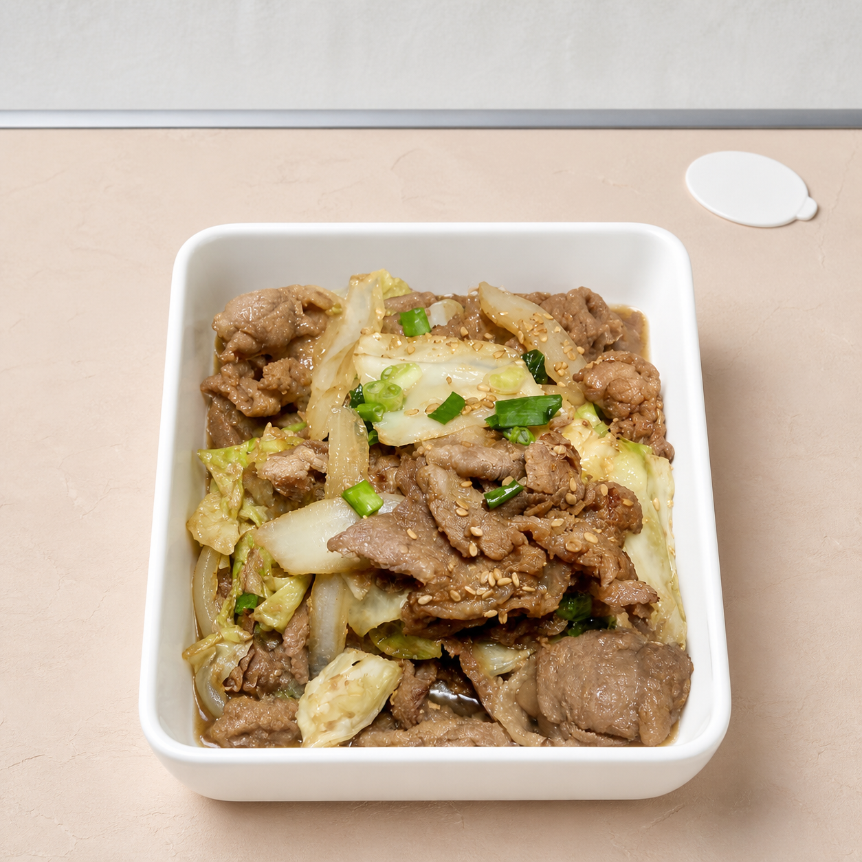 직화 간장제육 배달앱 완성 사진
