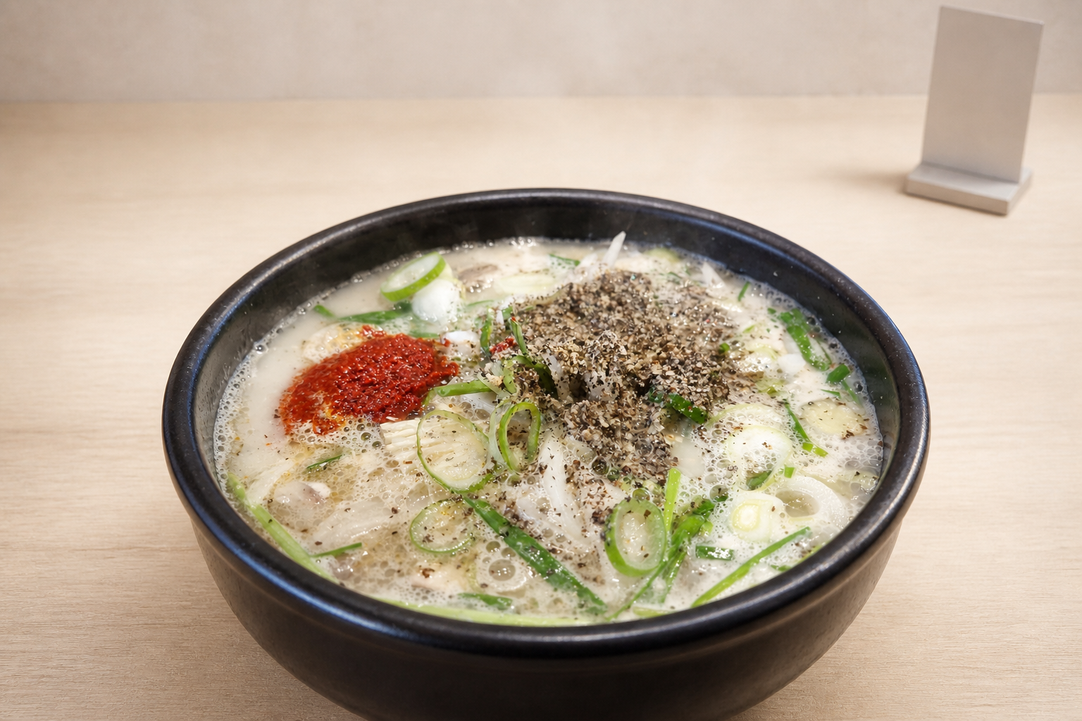 순대국 매장·키오스크 완성 사진