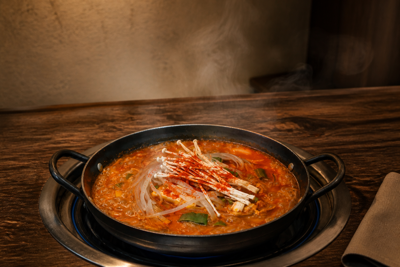 돼지짜글이 플레이스 완성 사진