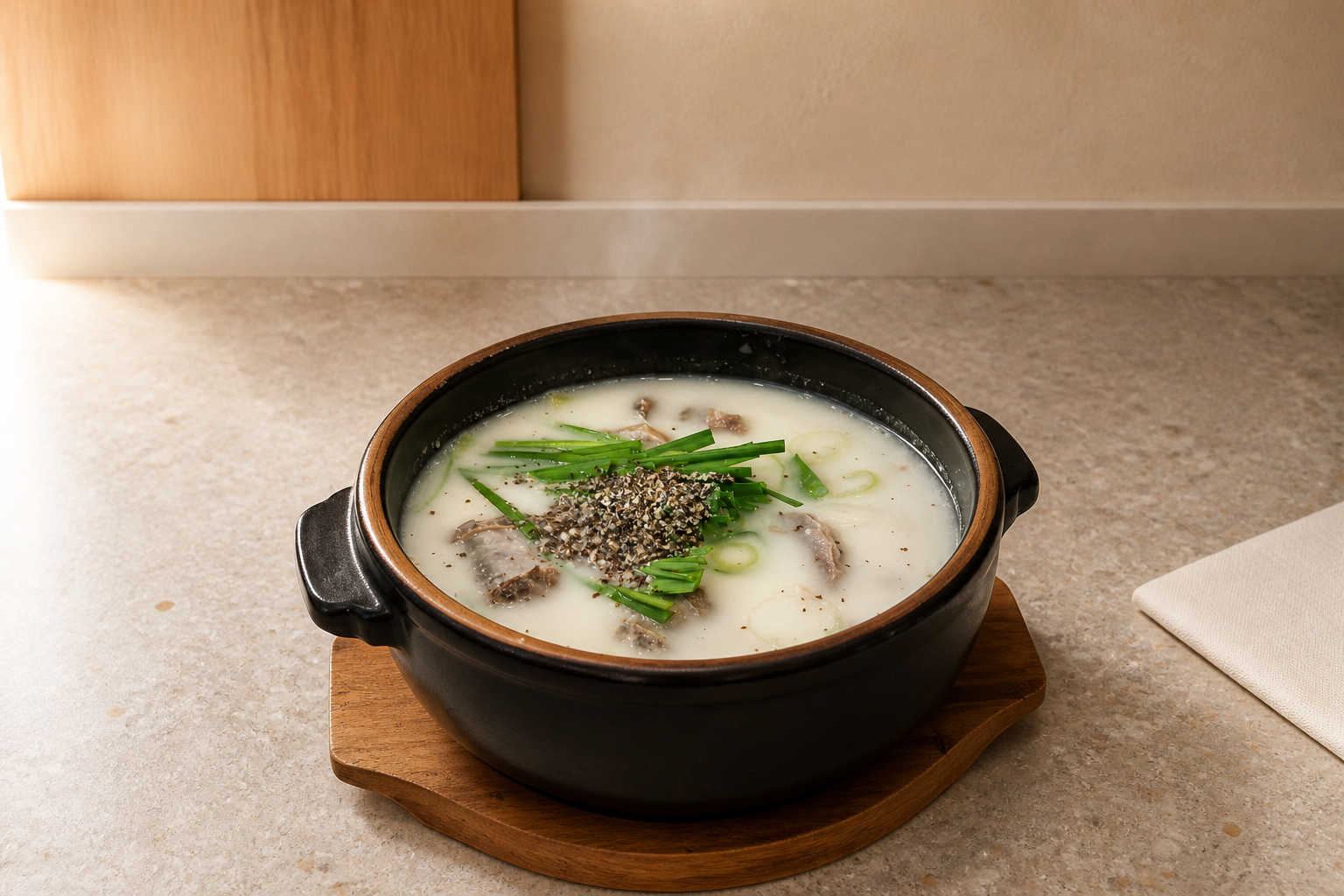 순대국밥 매장·키오스크 완성 사진