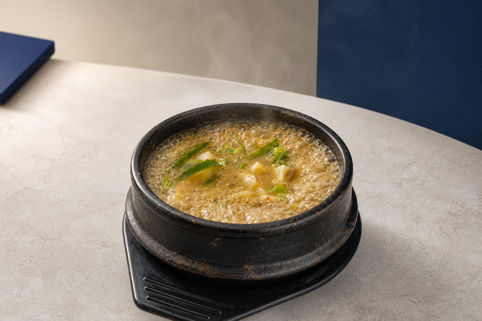 된장찌개 매장·키오스크 완성 사진