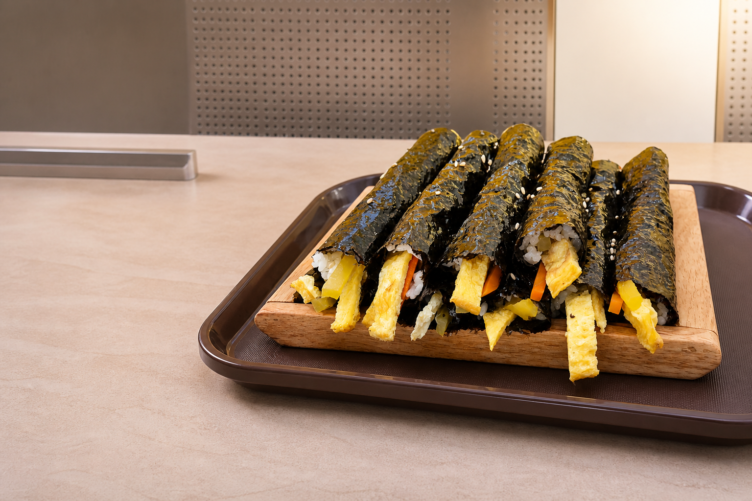 꼬마김밥 매장·키오스크 완성 사진
