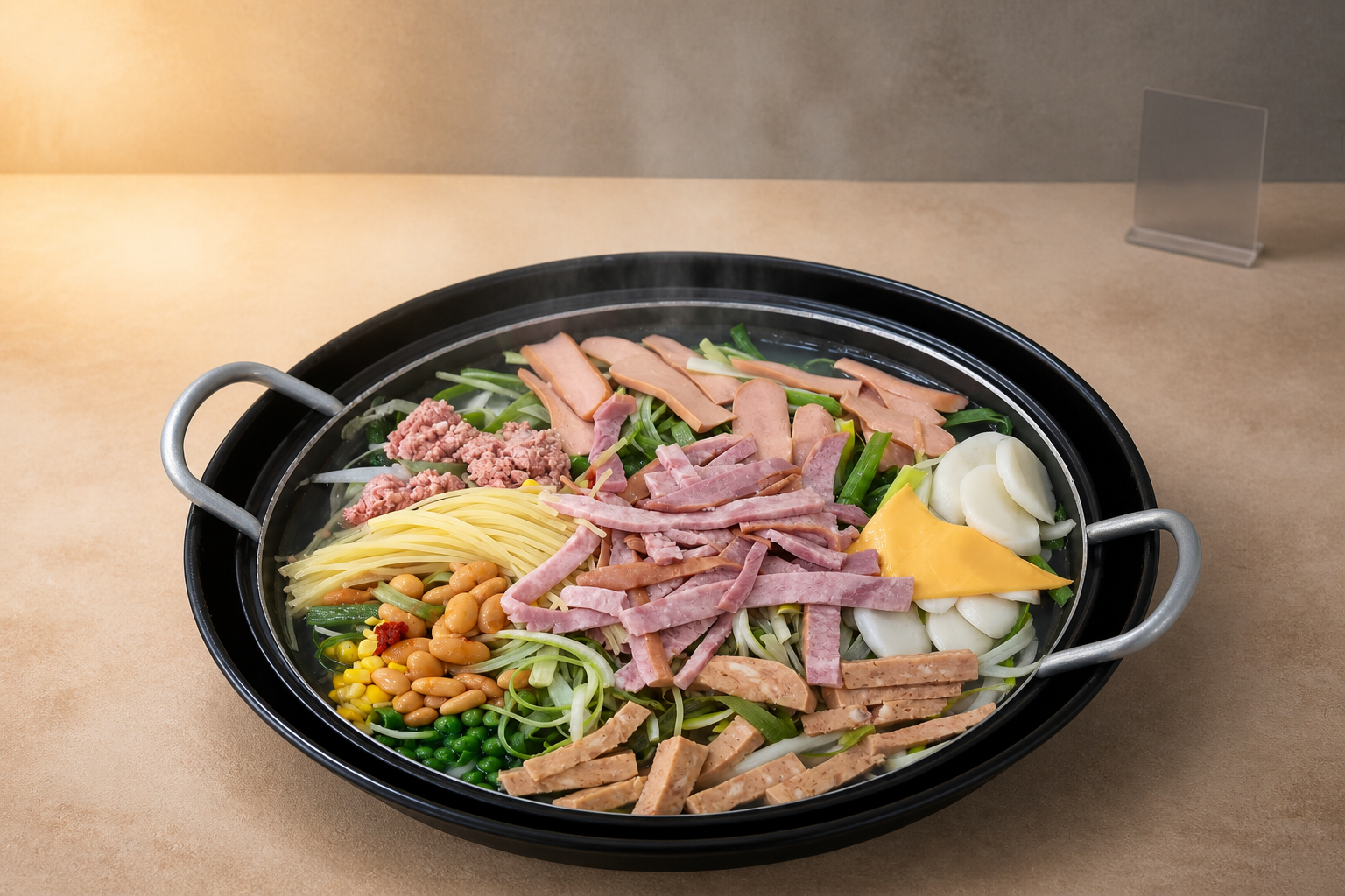 부대찌개 매장·키오스크 완성 사진