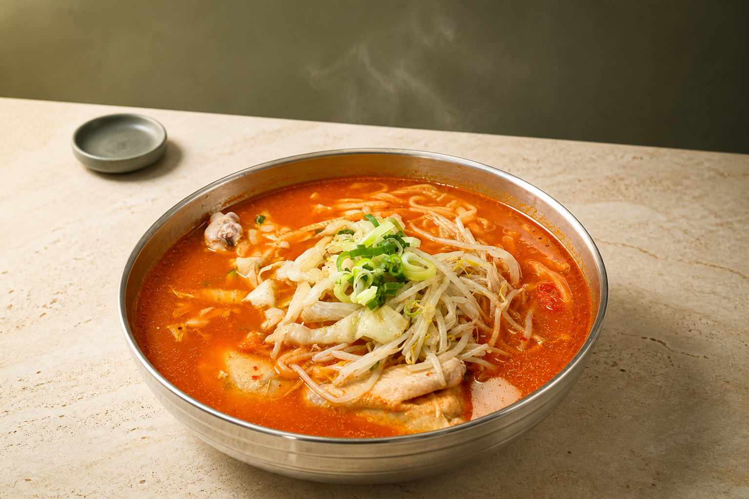 매운닭국수 매장·키오스크 완성 사진