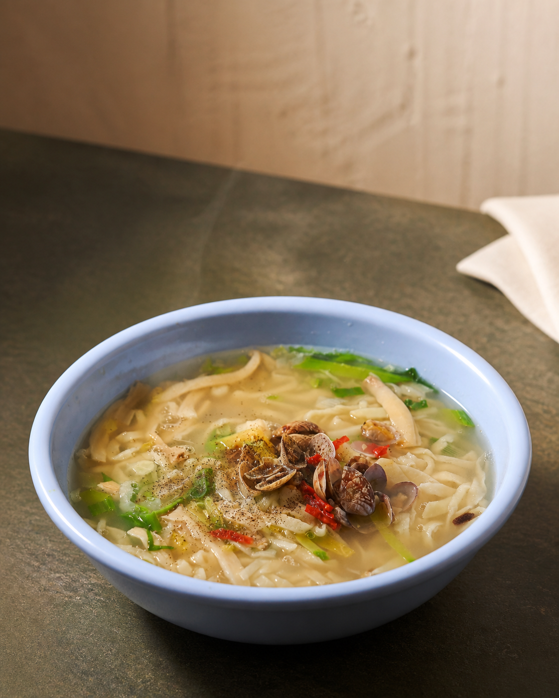 바지락 손칼국수 플레이스 완성 사진
