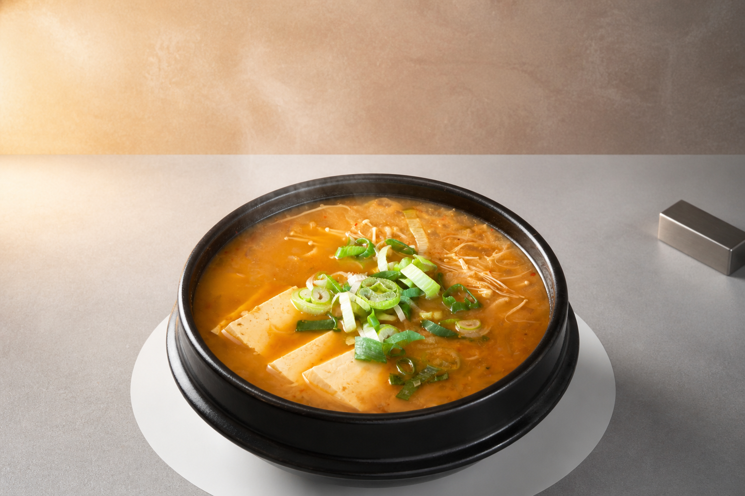 청국장찌개 매장·키오스크 완성 사진
