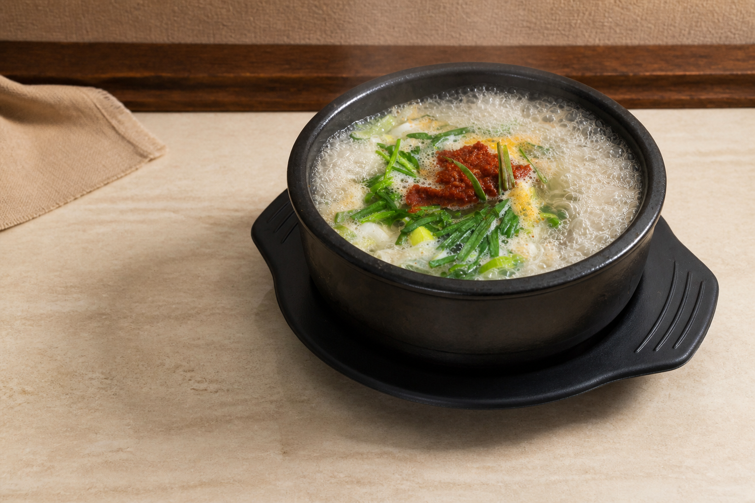 순대국 매장·키오스크 완성 사진