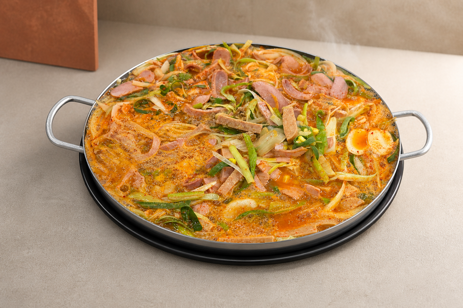 부대찌개 매장·키오스크 완성 사진