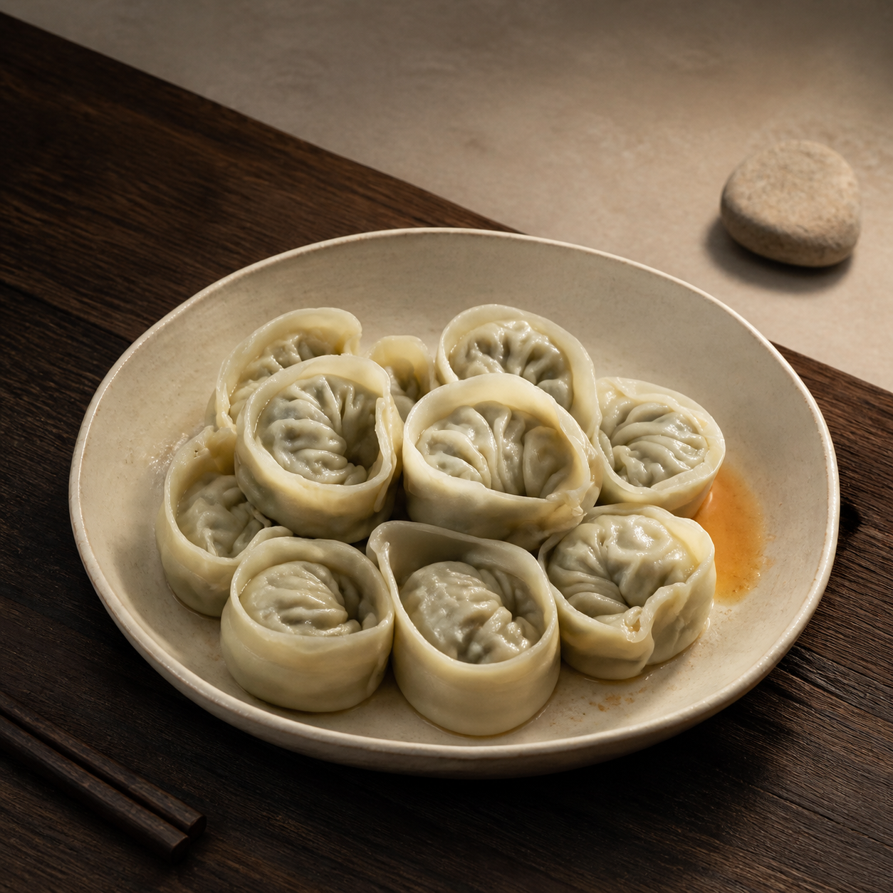 고기 손만두 배달앱 완성 사진
