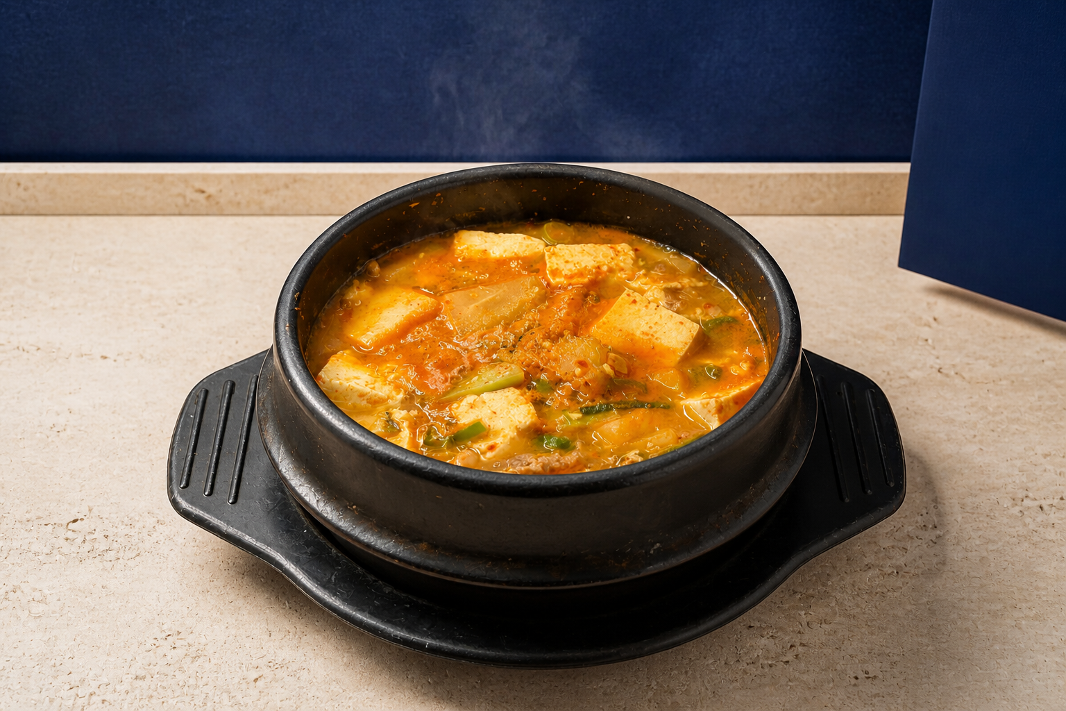 차돌된장찌개 매장·키오스크 완성 사진