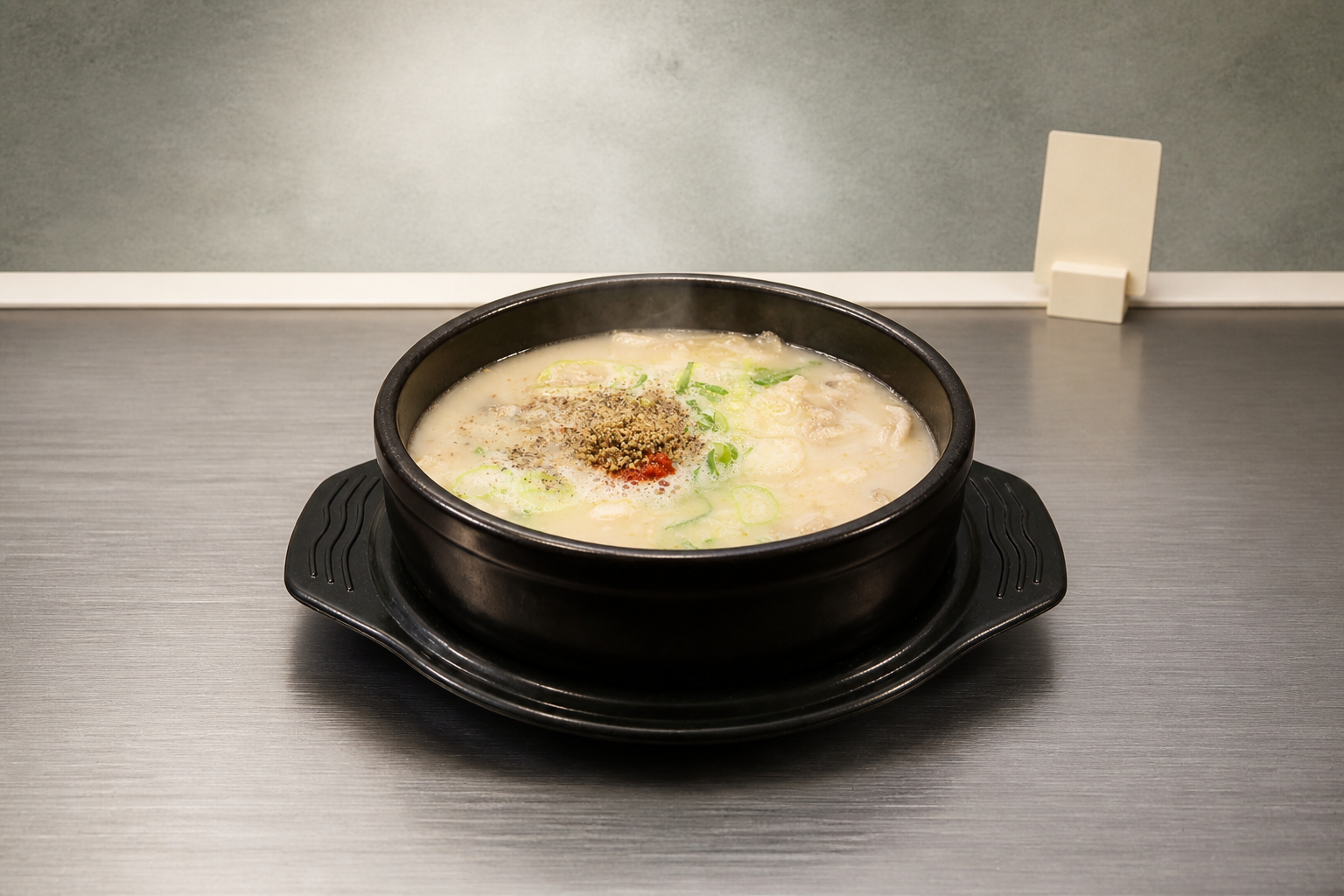 순대국밥 매장·키오스크 완성 사진