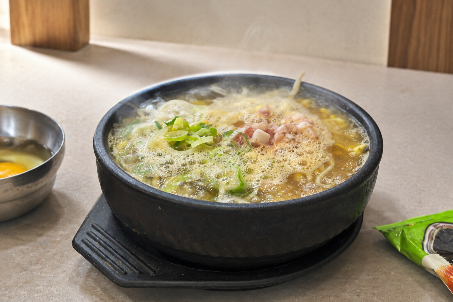 콩나물국밥 매장·키오스크 완성 사진