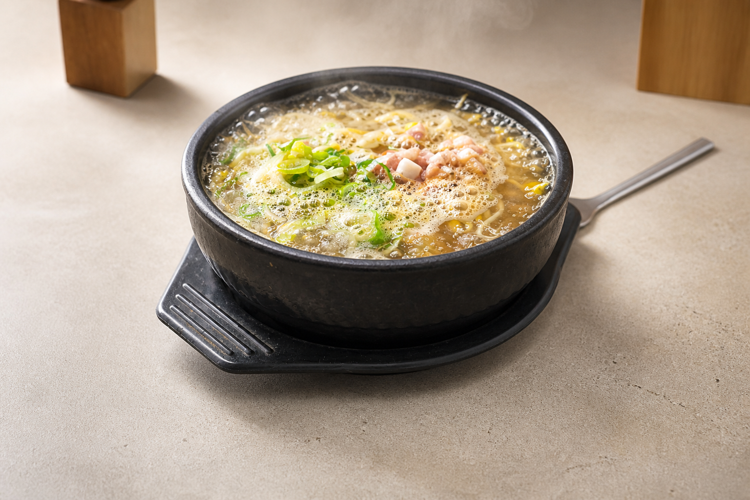 콩나물국밥 매장·키오스크 완성 사진