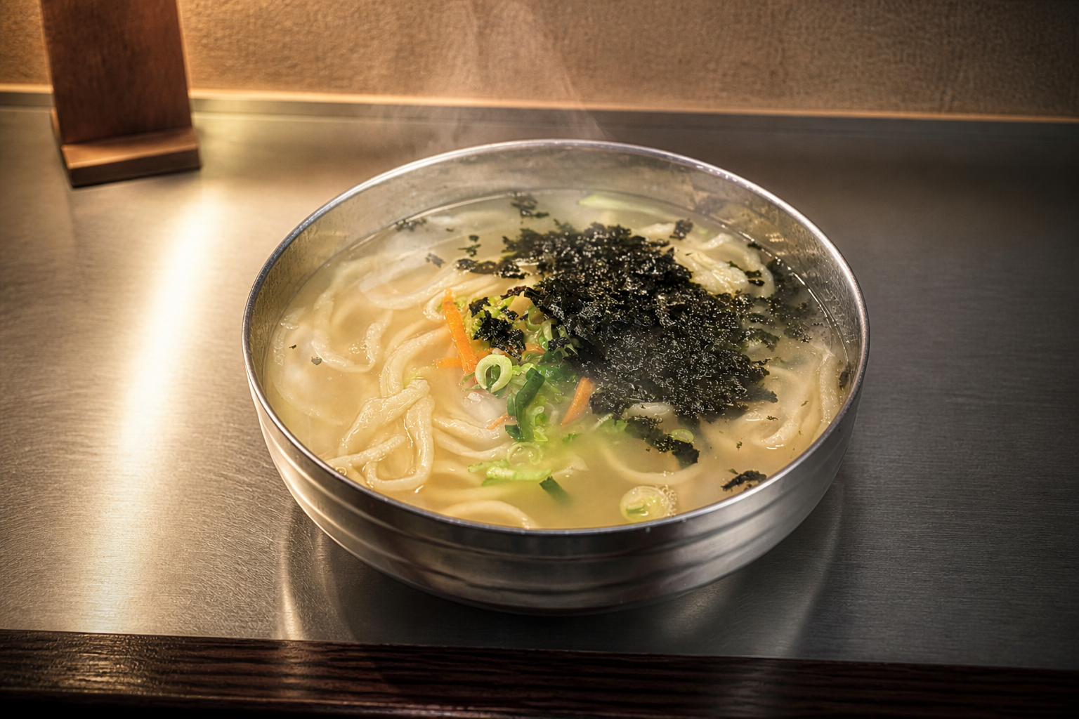 손칼국수 매장·키오스크 완성 사진