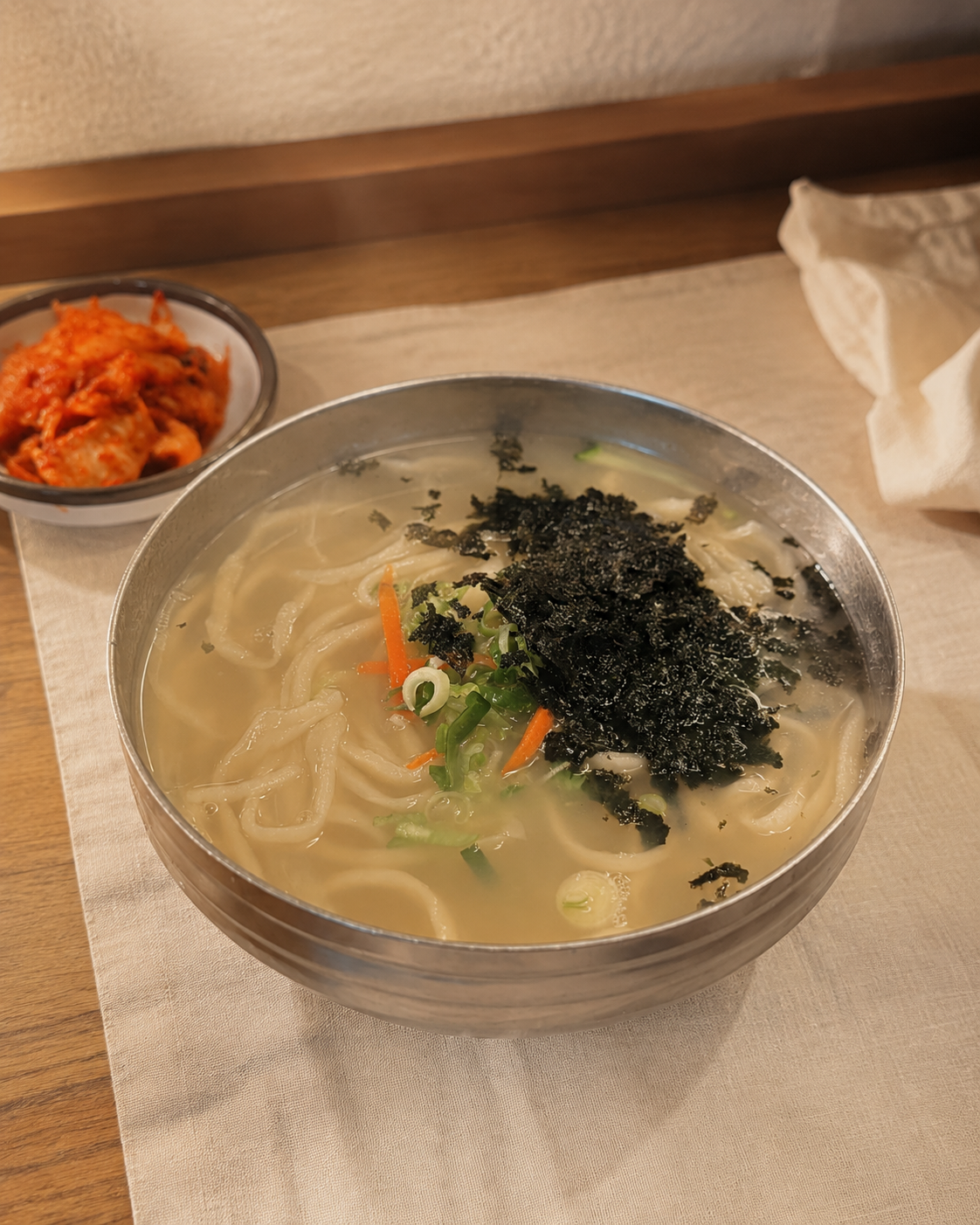 손칼국수 플레이스 완성 사진