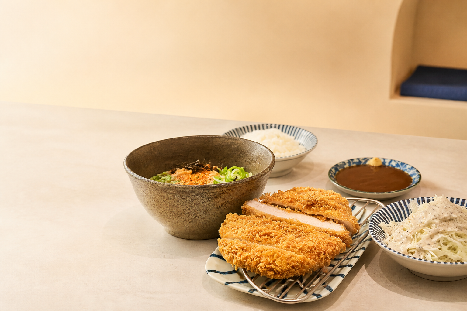 돈카츠 매장·키오스크 완성 사진