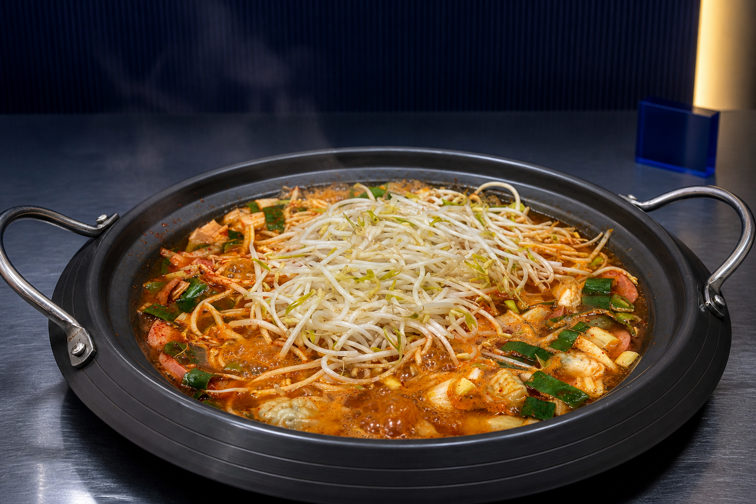 부대찌개 매장·키오스크 완성 사진