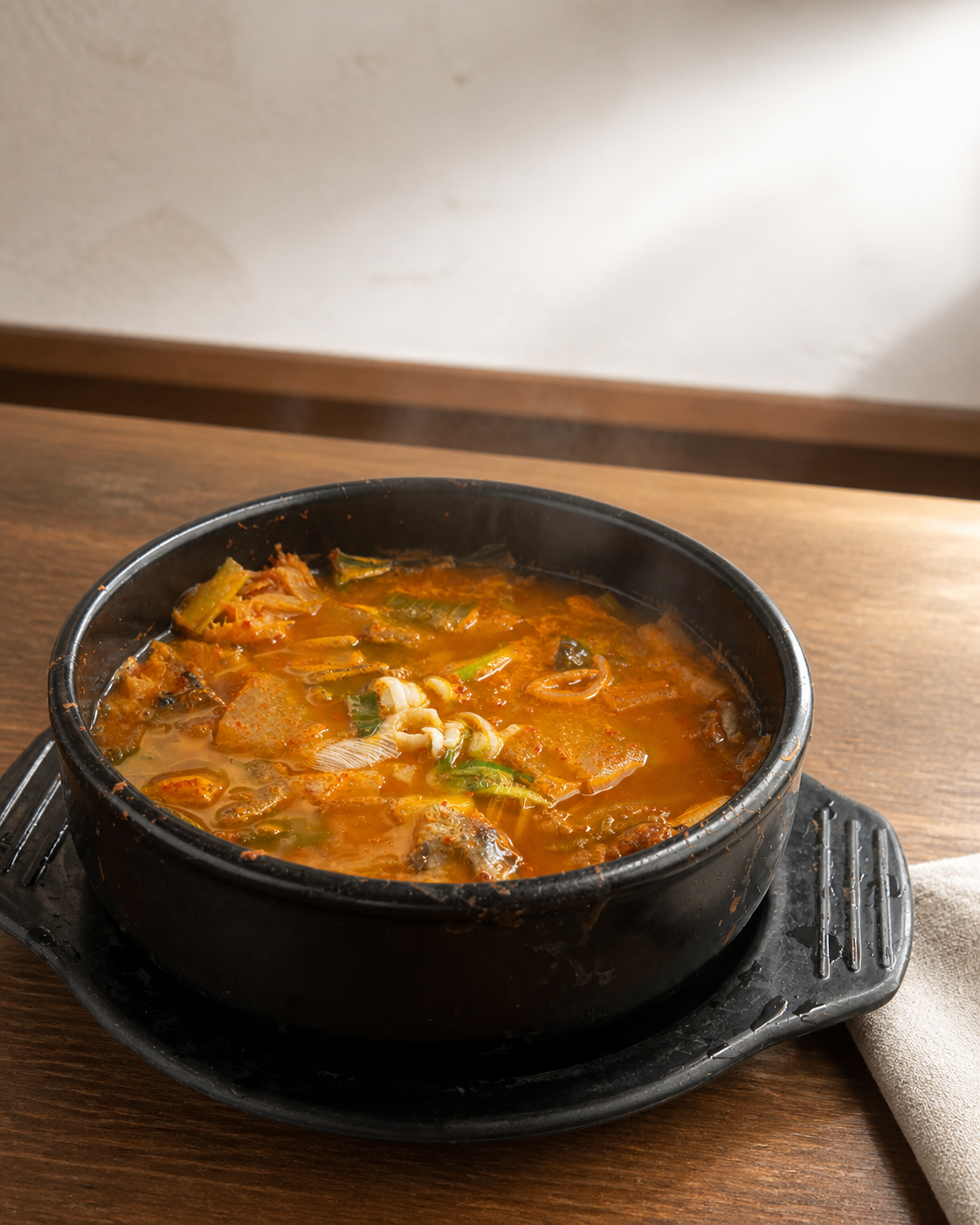 매운 북어국 플레이스 완성 사진