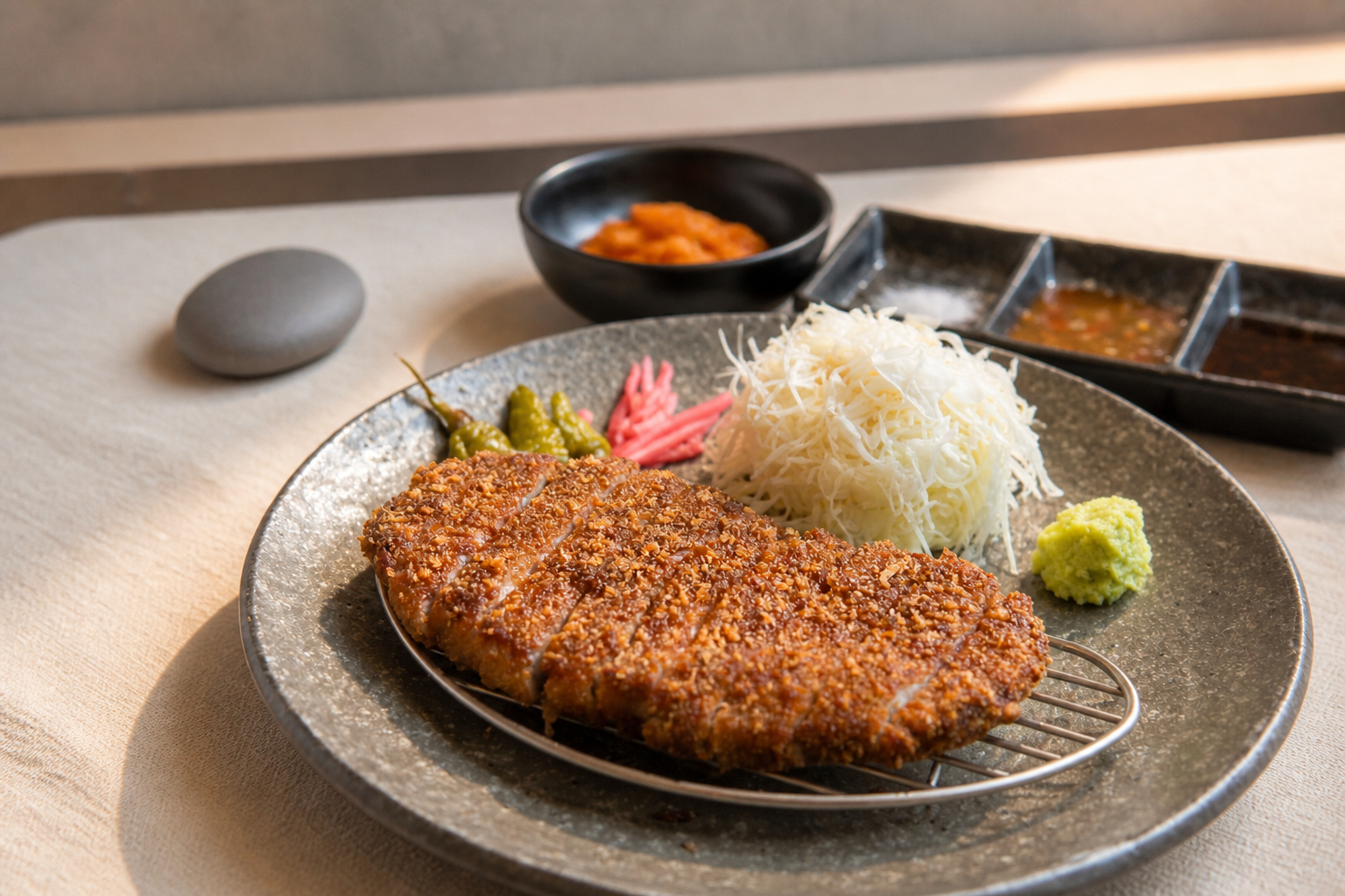 규카츠 플레이스 완성 사진