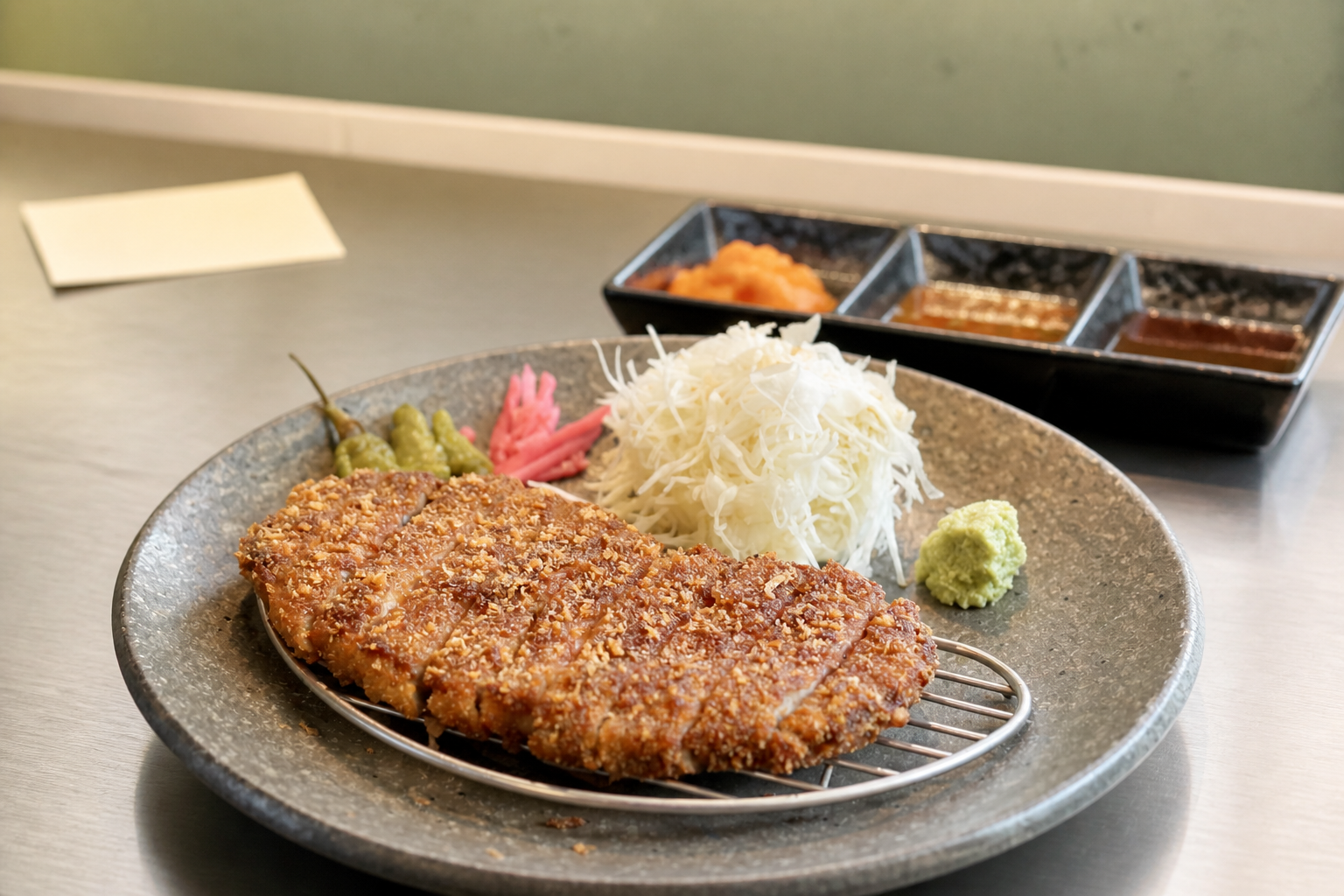 규카츠 매장·키오스크 완성 사진