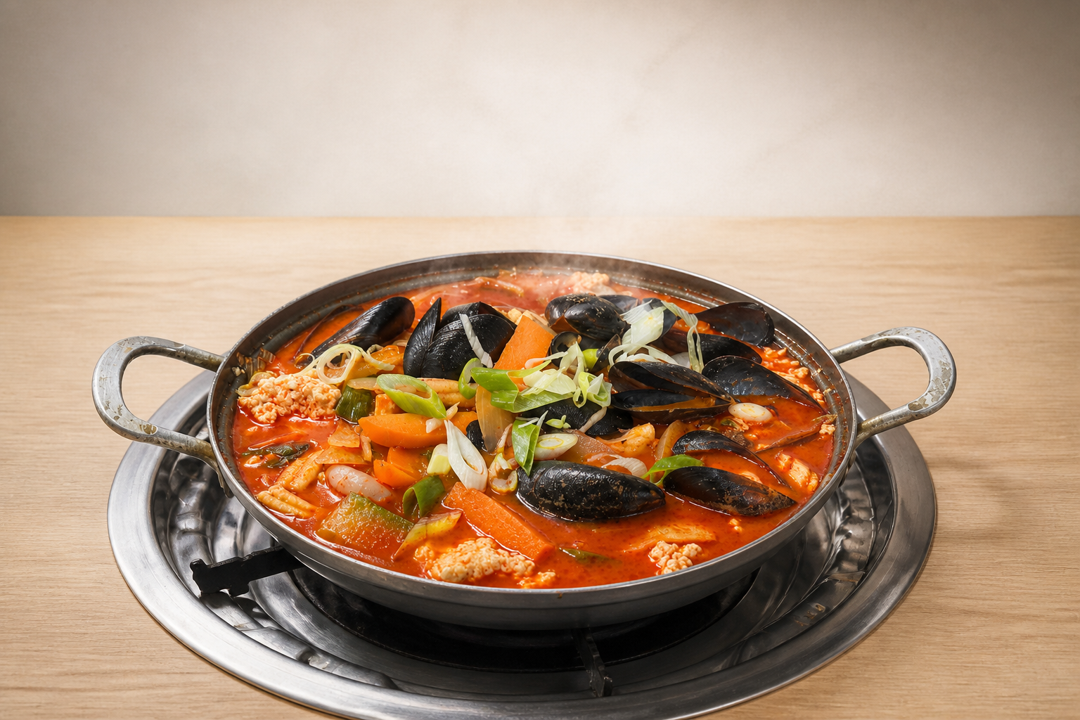 짬뽕순두부 매장·키오스크 완성 사진