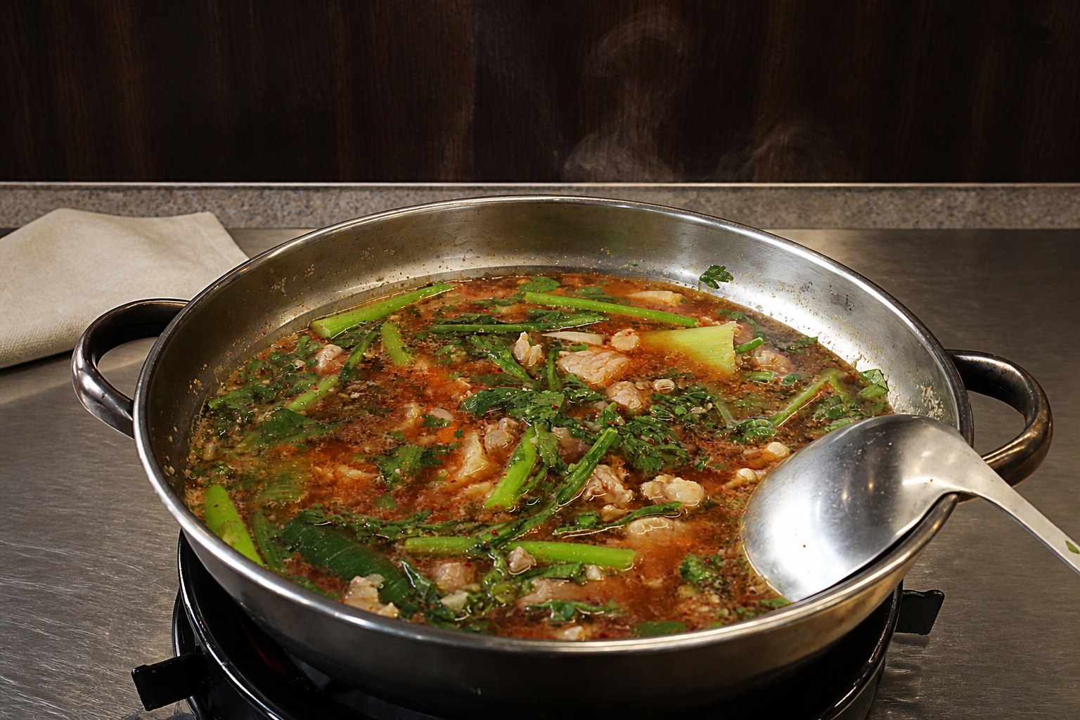경상도식 돼지찌개 매장·키오스크 완성 사진