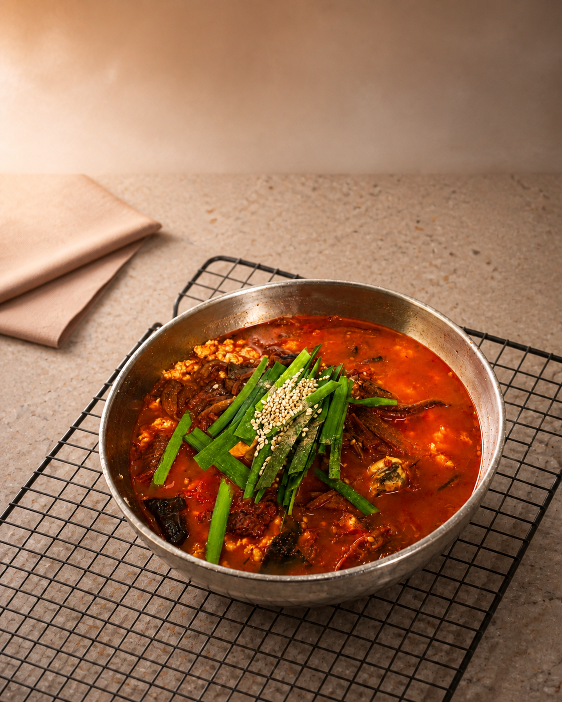 곱창전골 SNS·광고 완성 사진