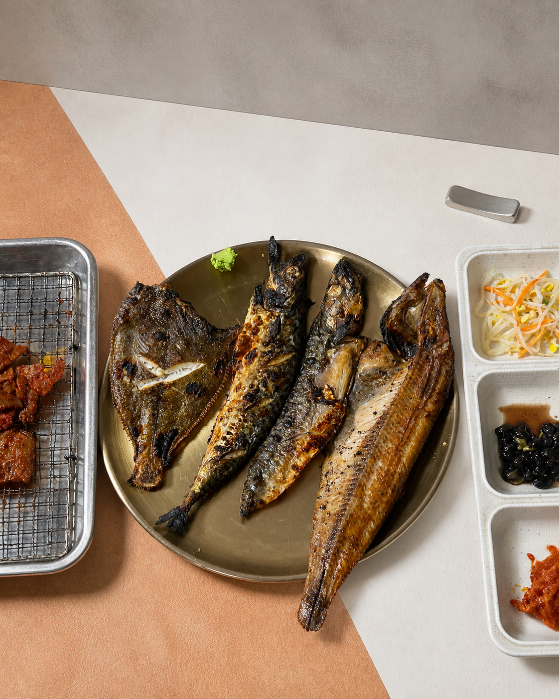 모둠 생선구이 매장·키오스크 완성 사진