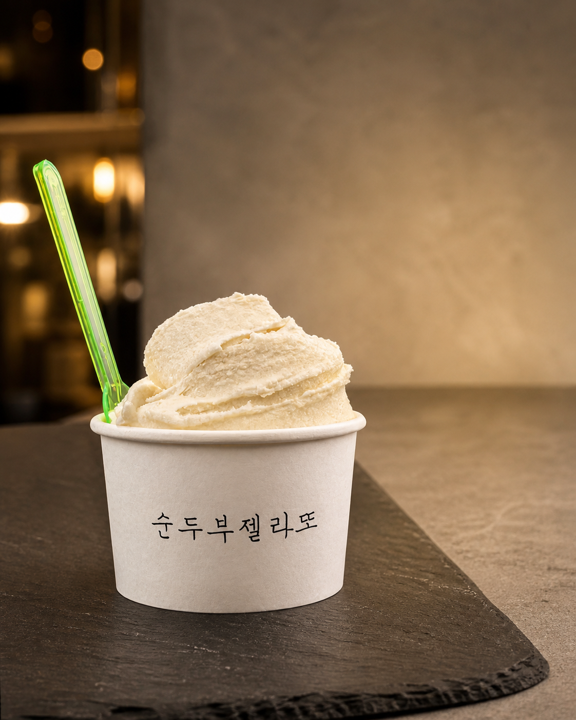 순두부 젤라또 카페 완성 사진
