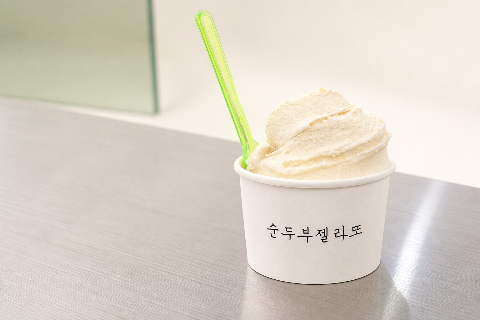 순두부 젤라또 카페 완성 사진