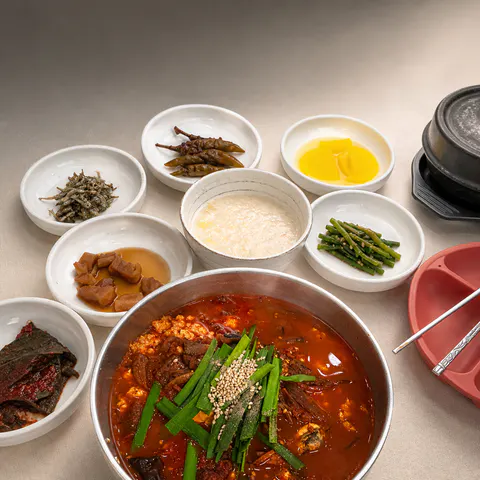 육개장 한상 매장·키오스크 음식사진