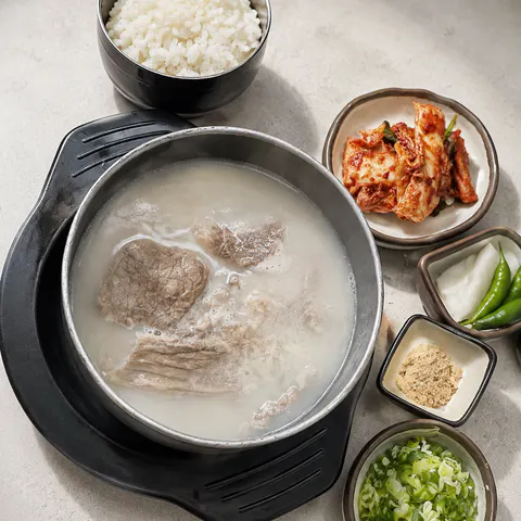 소고기 곰탕 정식 매장·키오스크 음식사진