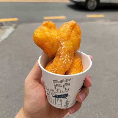 찹쌀꽈배기 배달앱 음식사진