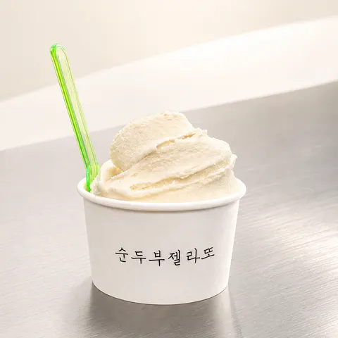 순두부 젤라또 카페 음식사진