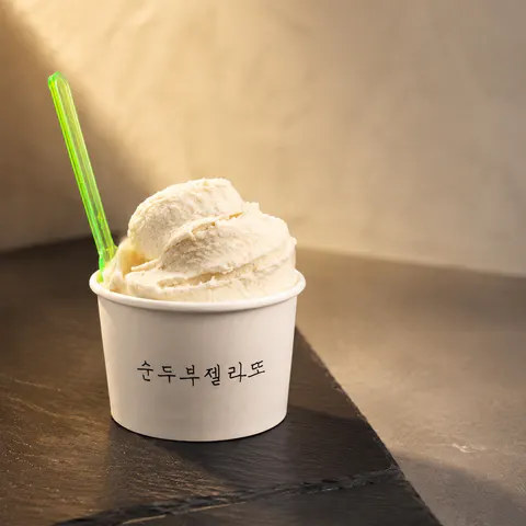 순두부 젤라또 카페 음식사진
